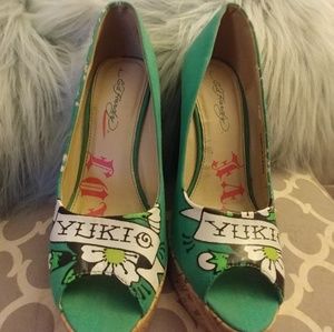 Ed Hardy Platform Wedge